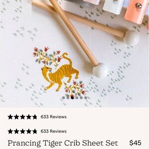 Nestig Organic Cotton Mini Crib Sheet